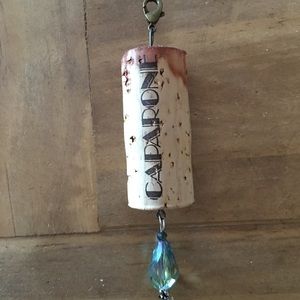 Women's wine cork pendant